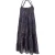 Ulla Johnson Samara Knielang Jurk in Marineblauwe Lurex