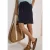 Cecil Dames Kniehoge rok met elastische tailleband in Blauw
