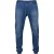 Urban Classics Heren Gebreide Denim Joggingbroek (Gewassen blauw)