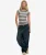 Athletic Off Shoulder Patroon Top Grey