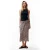 Catwalk Junkie Leopard Wrap Skirt Sesame