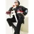Gekleurde Faux Leer Oversized Bomberjack