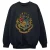 Harry Potter Meisjes Zweinstein Huizen Katoenen Sweatshirt (Zwart)