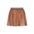 Like Flo A-lijn rok met glitters koperbruin