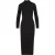 Dames jurk met hoge kraag Urban Classics Rib