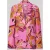milano italy Blazer met all-over motief en klepzakken