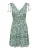 ONLY Zomerjurk ‘ONLFERNANDA’  groen / wit