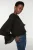 TRENDYOLMİLLA Dames Zwart Effen Lang Regular fit Overhemden