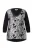 MIAMODA Shirt  zwart / zilver
