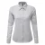 Premier Dames/dames Maxton Check Shirt met lange mouwen (Zilver/Wit)