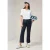 7/8 Wide Legs viscose broek