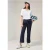 Cecil Dames Wide Legs viscose broek in Blauw