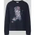 milano italy Sweatshirt met motiefprint en pailletten
