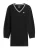 Tommy Jeans Gebreide jurk  rood / zwart / wit