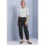 Broek met wijd uitlopende pijpen en gespdetails
