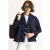 Denim Hemdkragen Buttoned Jas