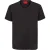 Hugo Heren effen V-hals T-shirt (Zwart)