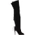 Aquazzura Giselle Over-The-Knee Laarzen in Zwart Suède
