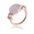 Orphelia Dames 925 Sterling Zilveren Ring – Roze ZR-7420
