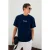 Oversized T-shirt met print en ronde hals