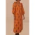 FARM Rio Yellow Embroidered Midi Dress