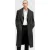 AllSaints Adler Coat Charcoal Grey
