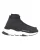 Balenciaga Glanzende Speed Sneakers in Zwart en Zilver Polyester