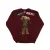 Star Wars Jongens Chewbacca Kerstverlichting Sweatshirt (Bourgondië)