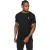 Crosshatch Heren-T-shirt van Preece met contrasterende strepen (Zwart)