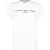 Tommy Hilfiger Dames-T-shirt met logo op de borst en ronde hals (Wit)