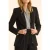 ICode Black Suit Jacket With Blue Pinstripes Black
