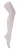 Glinsterende panty voor dames | Chevron-patroon – Wit & Silver (Chevron)