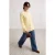 Trendyol Modest Geel Effen Lang Oversized Modest Vesten