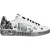 Dolce & Gabbana Witte Zilveren Kristallen Logo Portofino Sneakers Schoenen