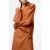 French Connection Ariette Lin Blendls Tuck Shirt Coffee Brown