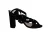 Gianvito Rossi Netley Mews Hakken Sandalen in Zwart Suède