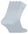 Set van 4 zachte, ademende bamboe sokken voor dames – Wit