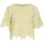 Vila visienna 2/4 lace top/dc 14113552 pastel yellow
