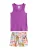 Next Korte pyjama  lila / oranje / pink / wit