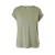 T-shirt losse pasvorm in gemengd lyocell ronde hals dames QS
