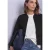 Lichtgewicht sweatshirt met structuur en ritssluiting