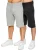 Kruze | Herren-Fleececshorts 2er-Pack