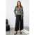TRENDYOLMİLLA Dames Kaki Effen Lang Regular fit Blazers