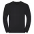 Russell Collection Heren Gebreid V Hals Sweatshirt (Houtskool mergel)