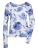 MADELEINE Trui  navy / royal blue/koningsblauw / wit