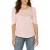 Verzameld slubgebreid T-shirt met korte mouwen Peony