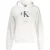 Calvin Klein Bianco Katoenen Dames Sweatshirt