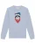 Watapparel Sweatshirt ‘Waschbär’  lichtblauw / gemengde kleuren