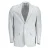 Striped Cotton Blazer – White Jackets