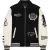 Malelions Men Community Varsity Jacket | Black